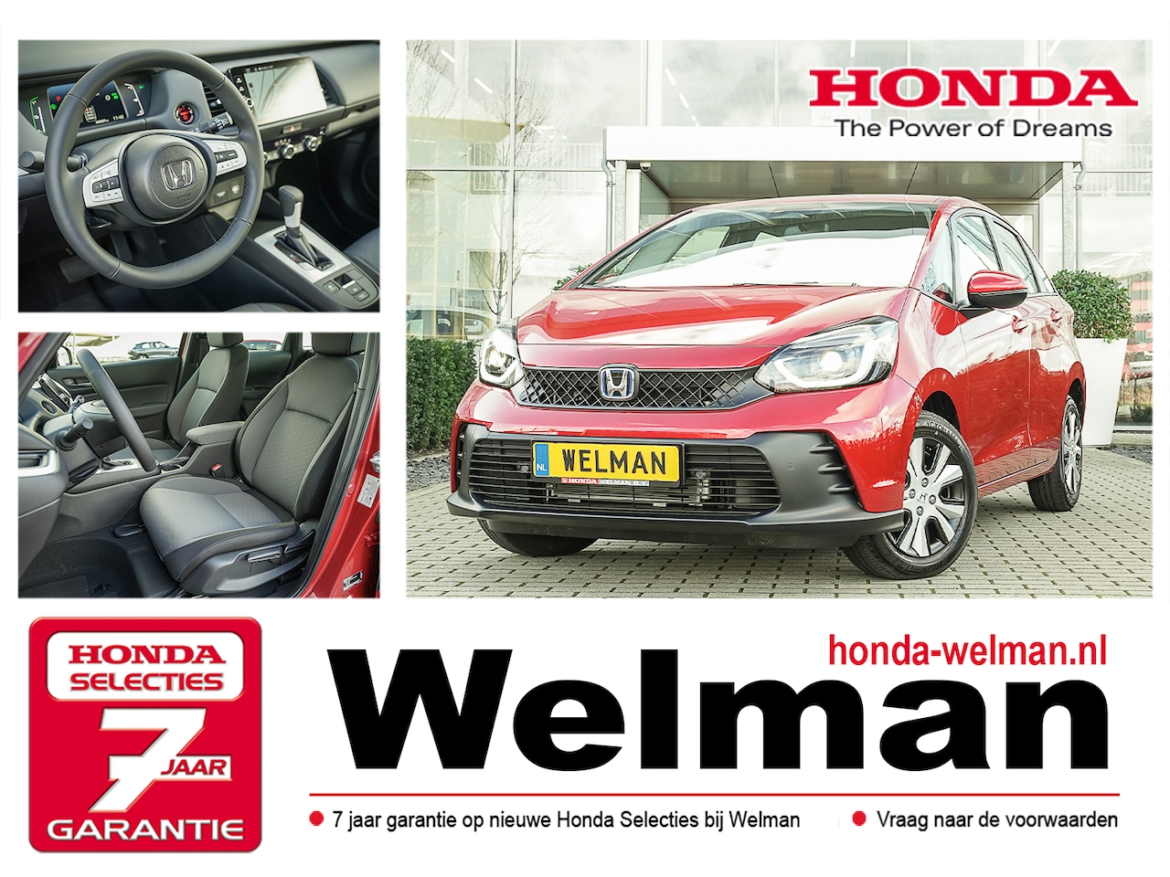 Honda Jazz - 1.5i e:HEV ELEGANCE - AKTIE - NIEUW - CAMERA - NAVIGATIE - AutoWereld.nl