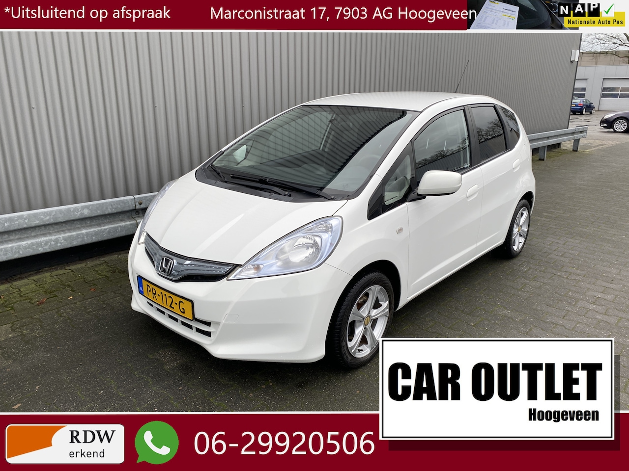 Honda Jazz - 1.4 Hybrid Comfort AUTOMAAT, 125Dkm.NAP, Clima, Navi, CC, Cam, LM, nw. APK – Inruil Mogeli - AutoWereld.nl