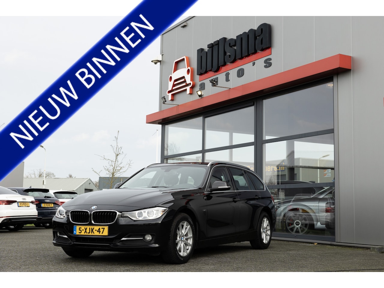 BMW 3-serie Touring - 316i High Executive sport | gr.navi| led.sportstoelen| nl-auto| trekhaak - AutoWereld.nl