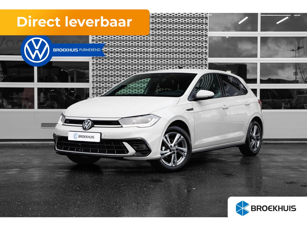 Volkswagen Polo - 1.0 TSI 95 5MT R-Line Business+ | 'App-Connect' draadloze smartphone integratie | Achterli - AutoWereld.nl