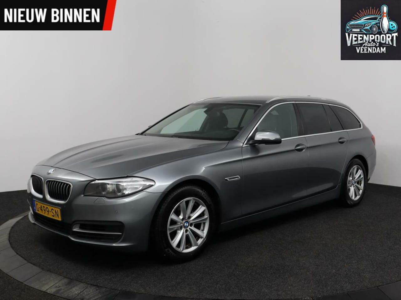 BMW 5-serie Touring - 518d M Sport Auto Airco Cruise Leder - AutoWereld.nl