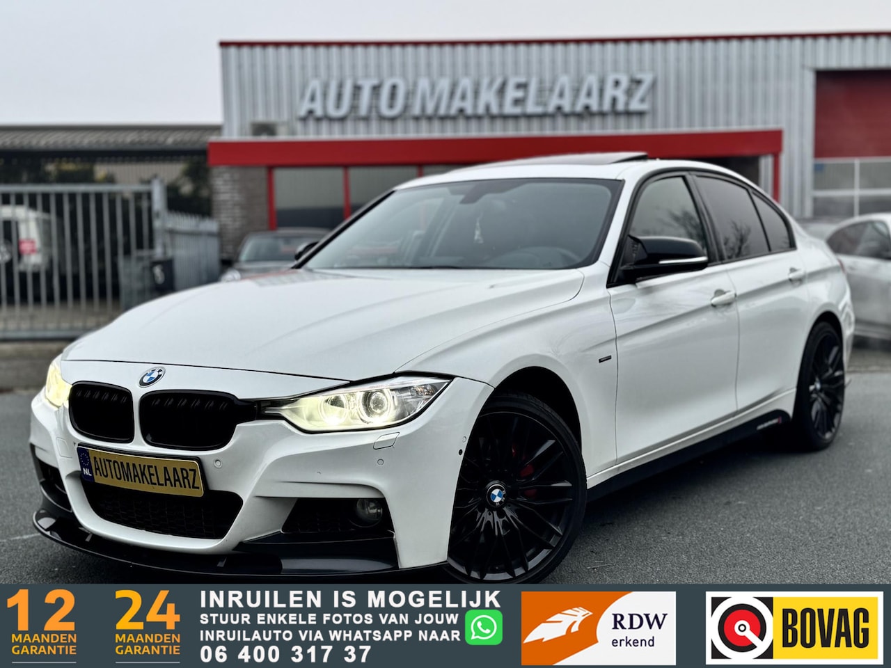 BMW 3-serie - 335i M-SPORT|MEMORY|HEAD-UP|KEYLES|PANO|BLINDSPOT|LEDER - AutoWereld.nl