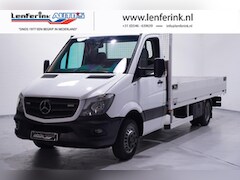 Mercedes-Benz Sprinter - 516 CDI 163 pk Pick Up/Open Laadbak Trekhaak 3500 kg, Airco, Cruise Control, 3-Zits, NL Au