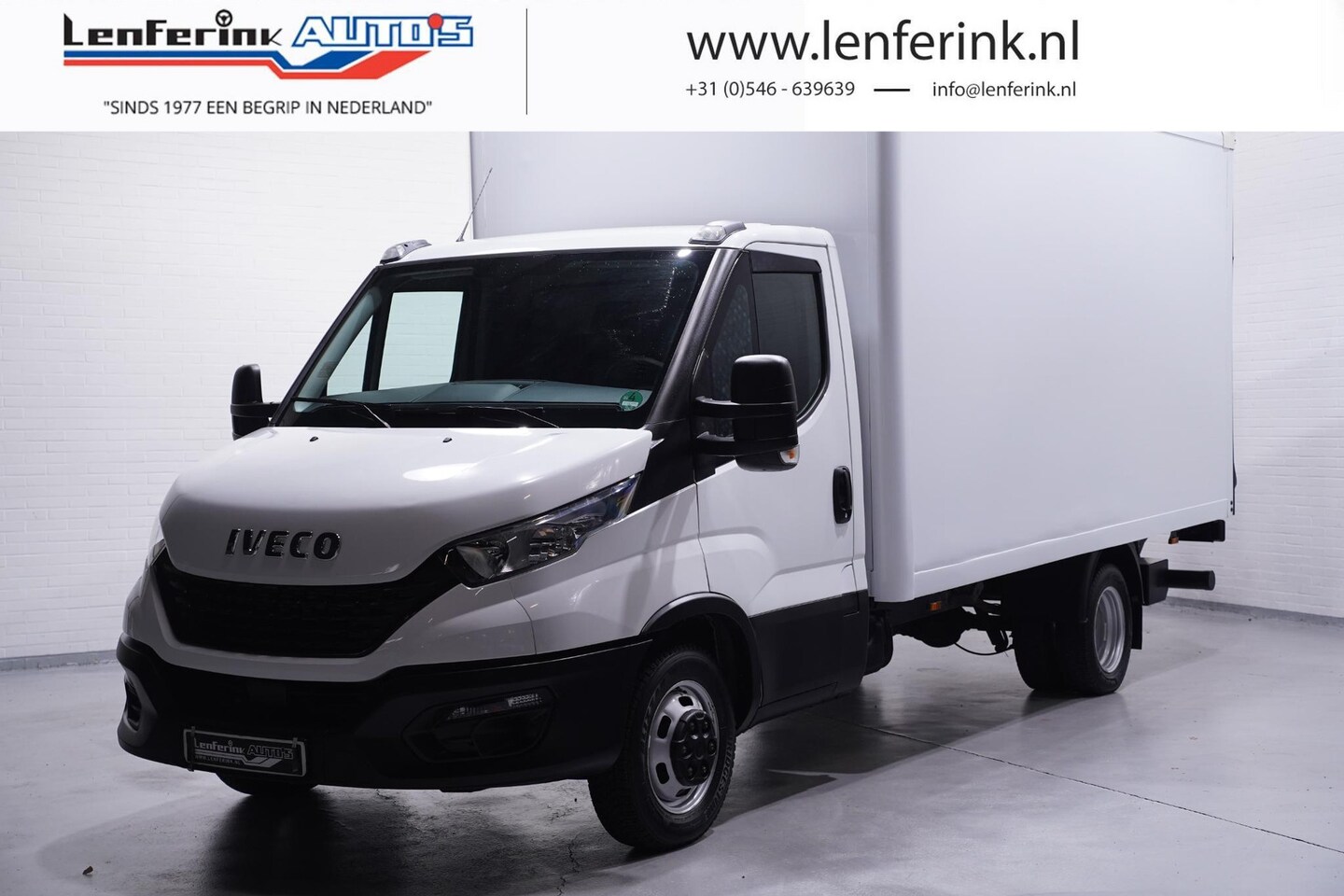 Iveco Daily - 35C16 160 pk Bakwagen met Laadklep Airco Audio, Dubbel lucht achter, LxBxH 435x208x210 cm, - AutoWereld.nl