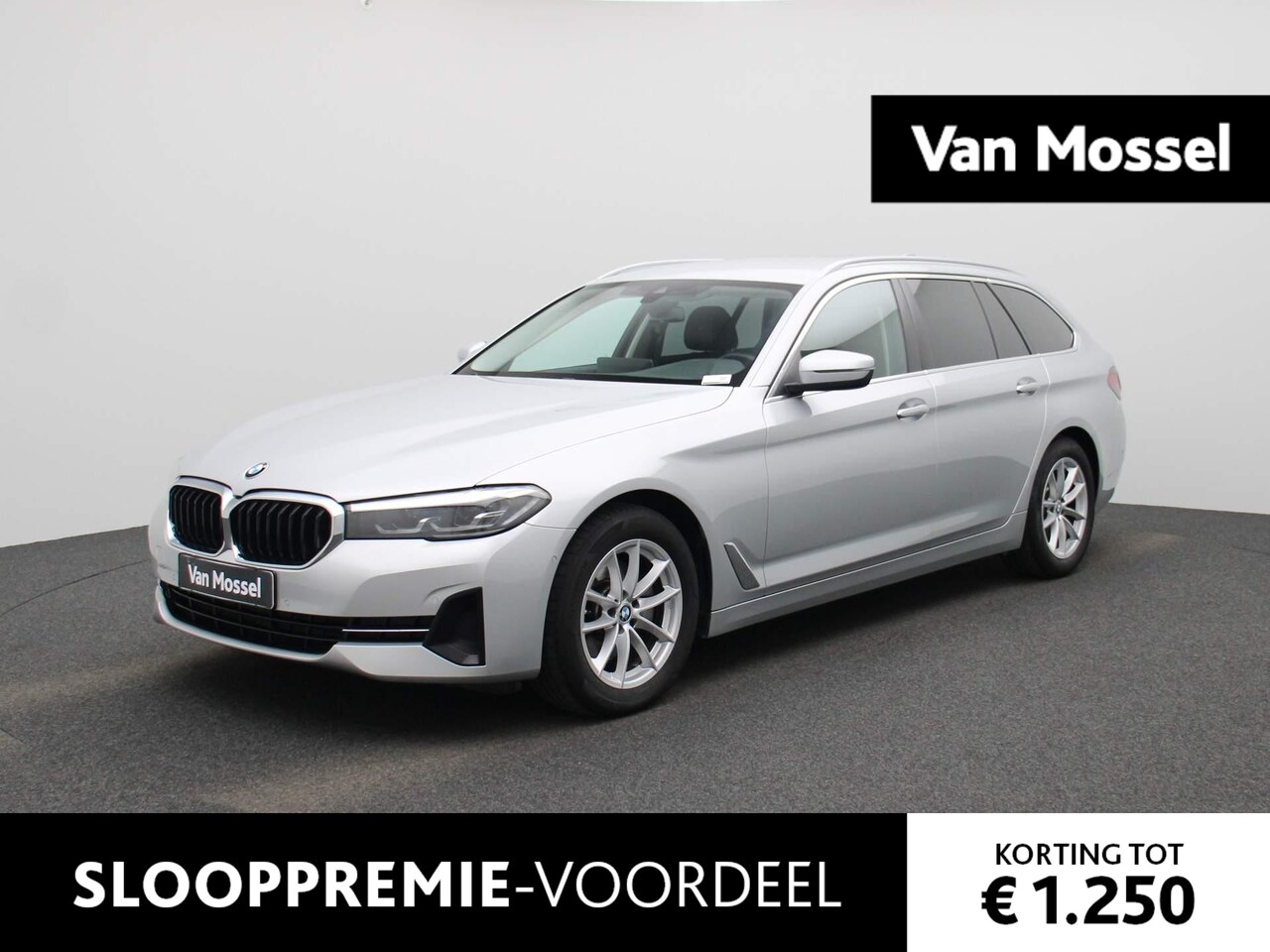 BMW 5-serie Touring - 520i Executive | Navigatie | Leder Interieur | Climate-Control | Elektrische achterklep | - AutoWereld.nl