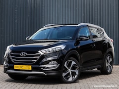 Hyundai Tucson - 1.6 T-GDI PREM. 4WD 170PK Automaat Leer Navi Camera 53.000km