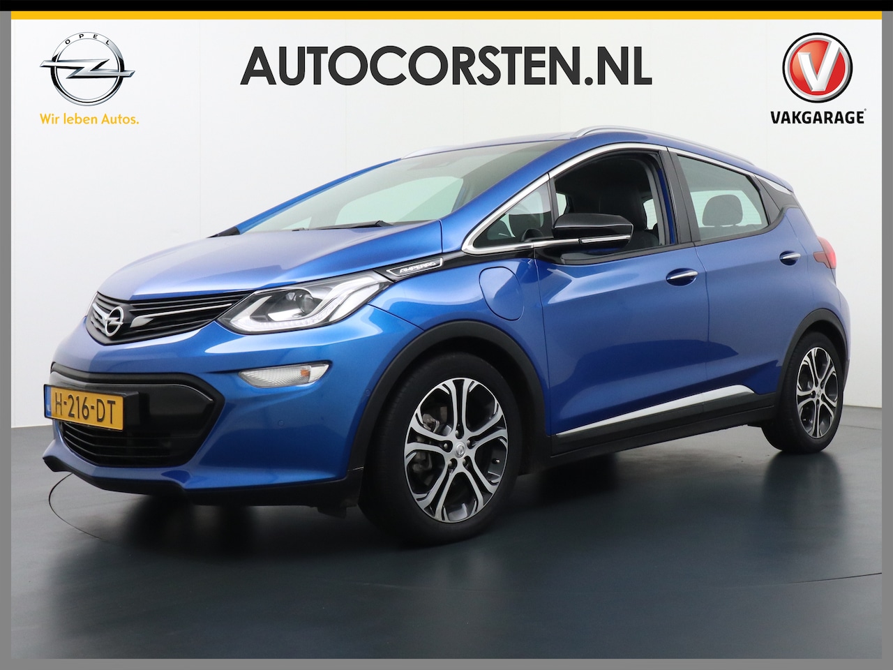 Opel Ampera-e - 65kWh NW Accupakket 204pk AUT. Leer Navi Xenon WiFi-vb. Carplay Android Pdc-v+a Dodehoek E - AutoWereld.nl