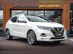 Nissan Qashqai - 1.3 DIG-T N-Connecta Panoramadak 360camera Bose Adapt. cruise Leer Navigatie DAB+