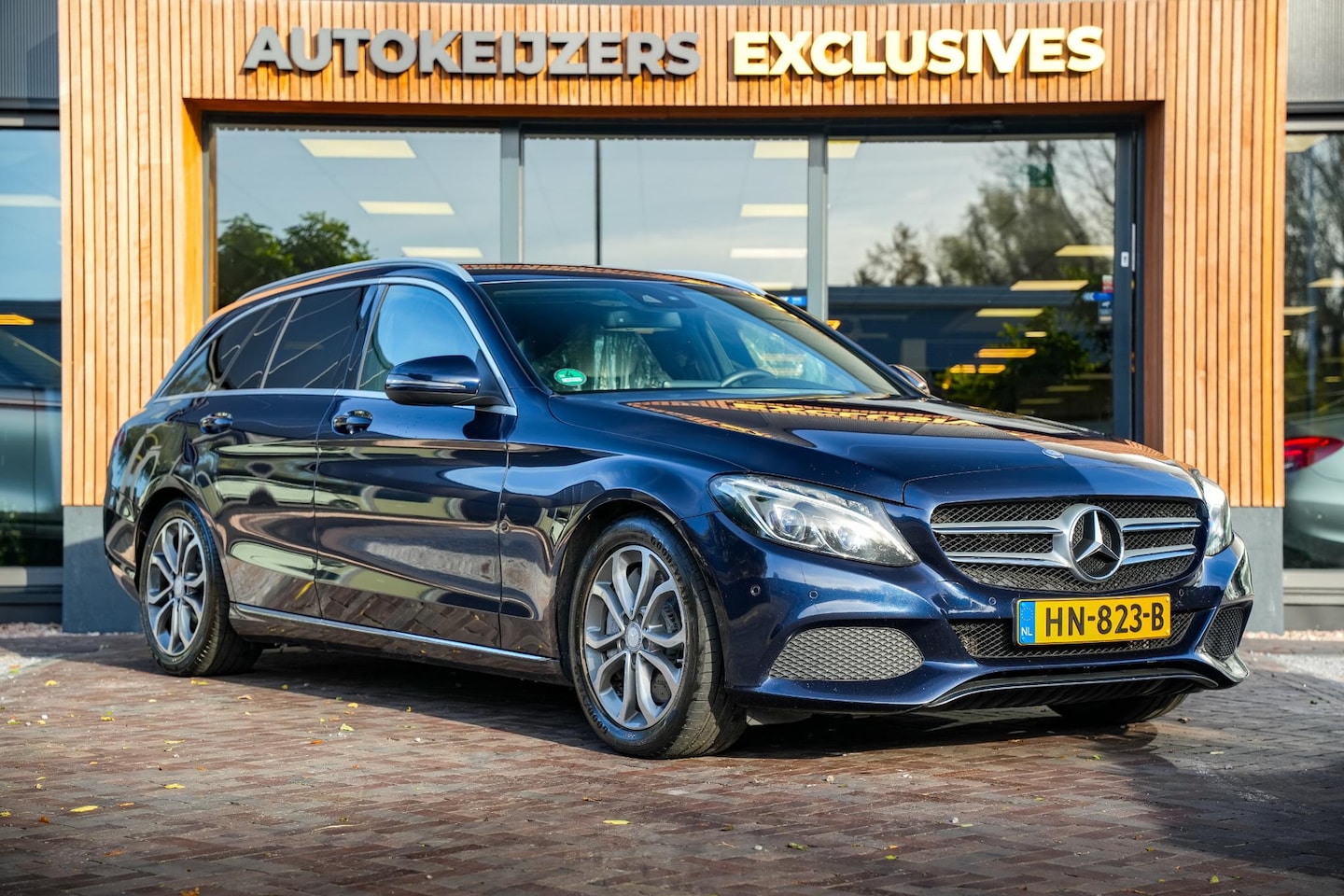 Mercedes-Benz C-klasse Estate - 350 e Lease Edition Burmester Luchtvering PDC Camera LED Cruise 17''LM - AutoWereld.nl