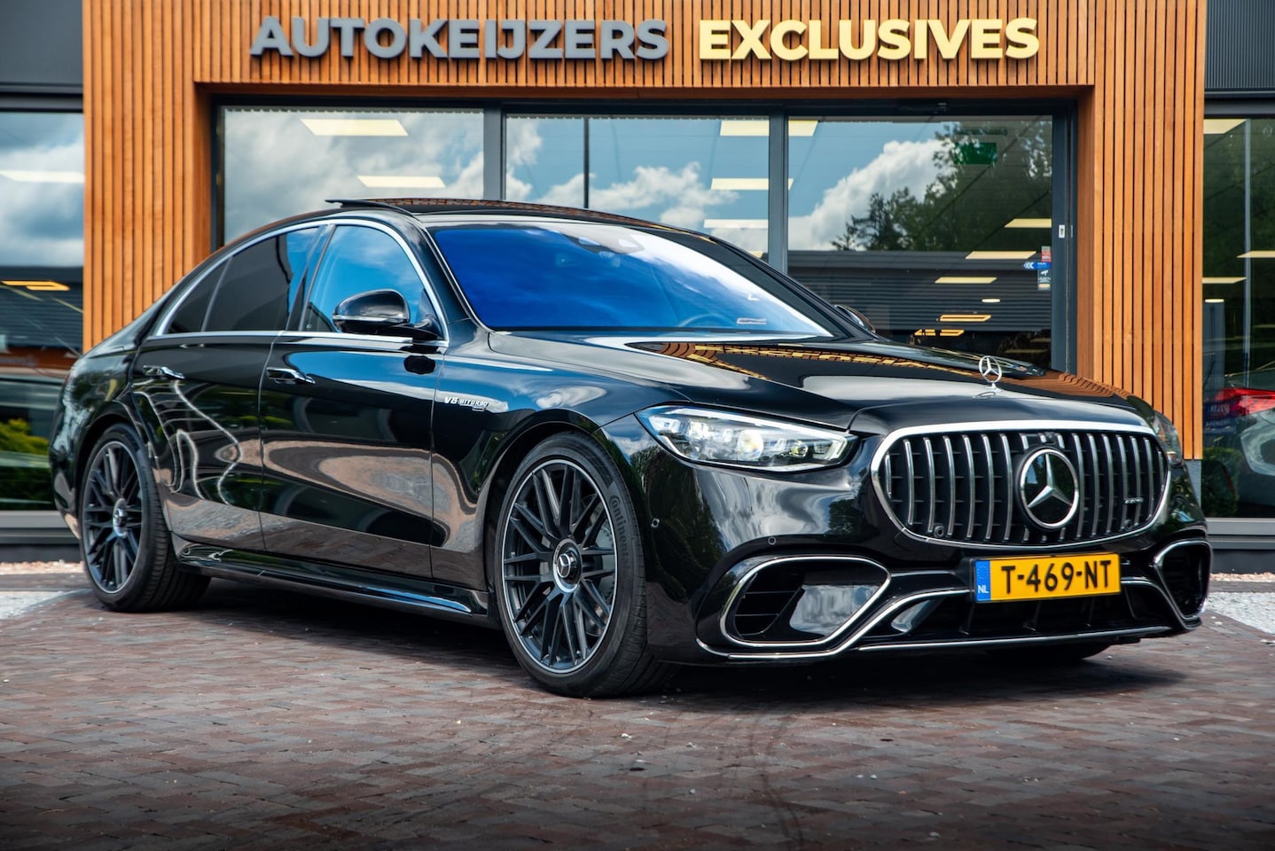 Mercedes-Benz S-klasse - 500 4MATIC AMG Line 63 Panoramadak Massage Achterasbesturing Stoelvent. Leder Exclusief 21 - AutoWereld.nl