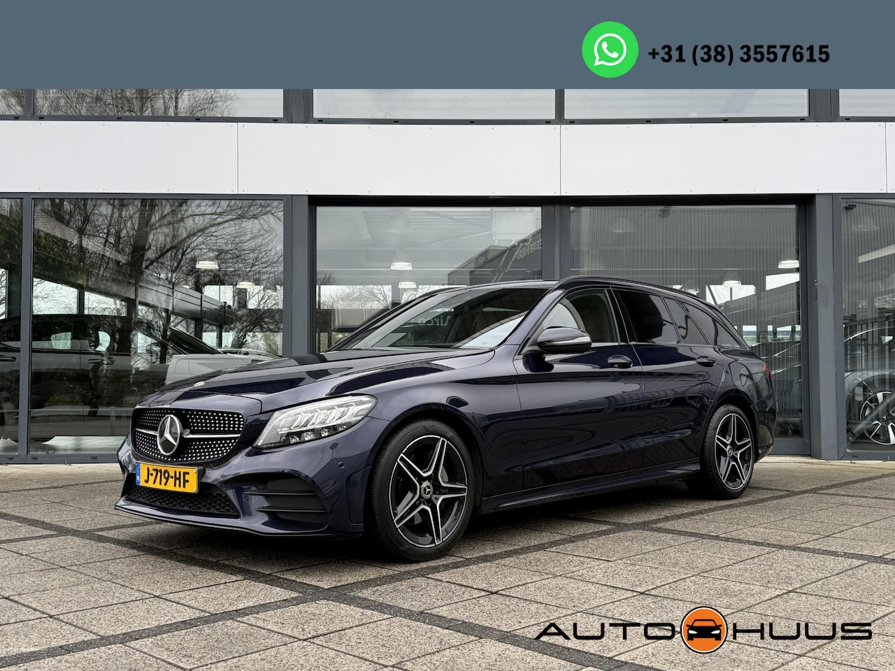 Mercedes-Benz C-klasse Estate - 200d Aut. AMG Sport Sol. Matrix-LED Virtual Leder - AutoWereld.nl