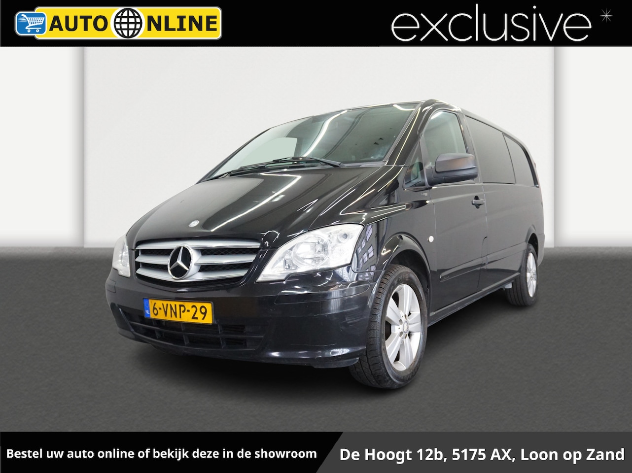 Mercedes-Benz Vito - 113 CDI 320 Lang DC Luxe✅Dubbele cabine✅AUTOMAAT✅Airco✅Trekhaak - AutoWereld.nl