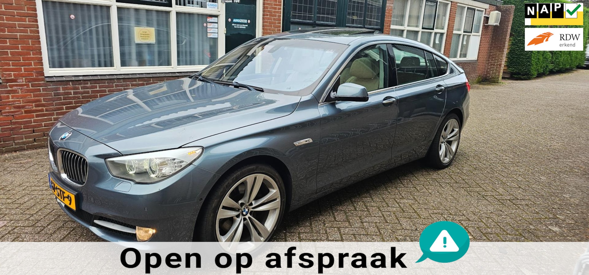 BMW 5-serie Gran Turismo - 535i High Executive rijdbare motorschade - AutoWereld.nl