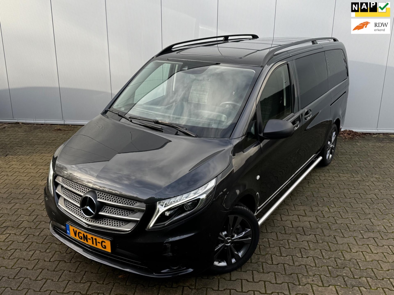 Mercedes-Benz Vito - 119CDI 190PK DC LANG STOELVERWARMING LED CLIMA NAVIGATIE NEDERLANDSE BUS NAP DEALER ONDERH - AutoWereld.nl