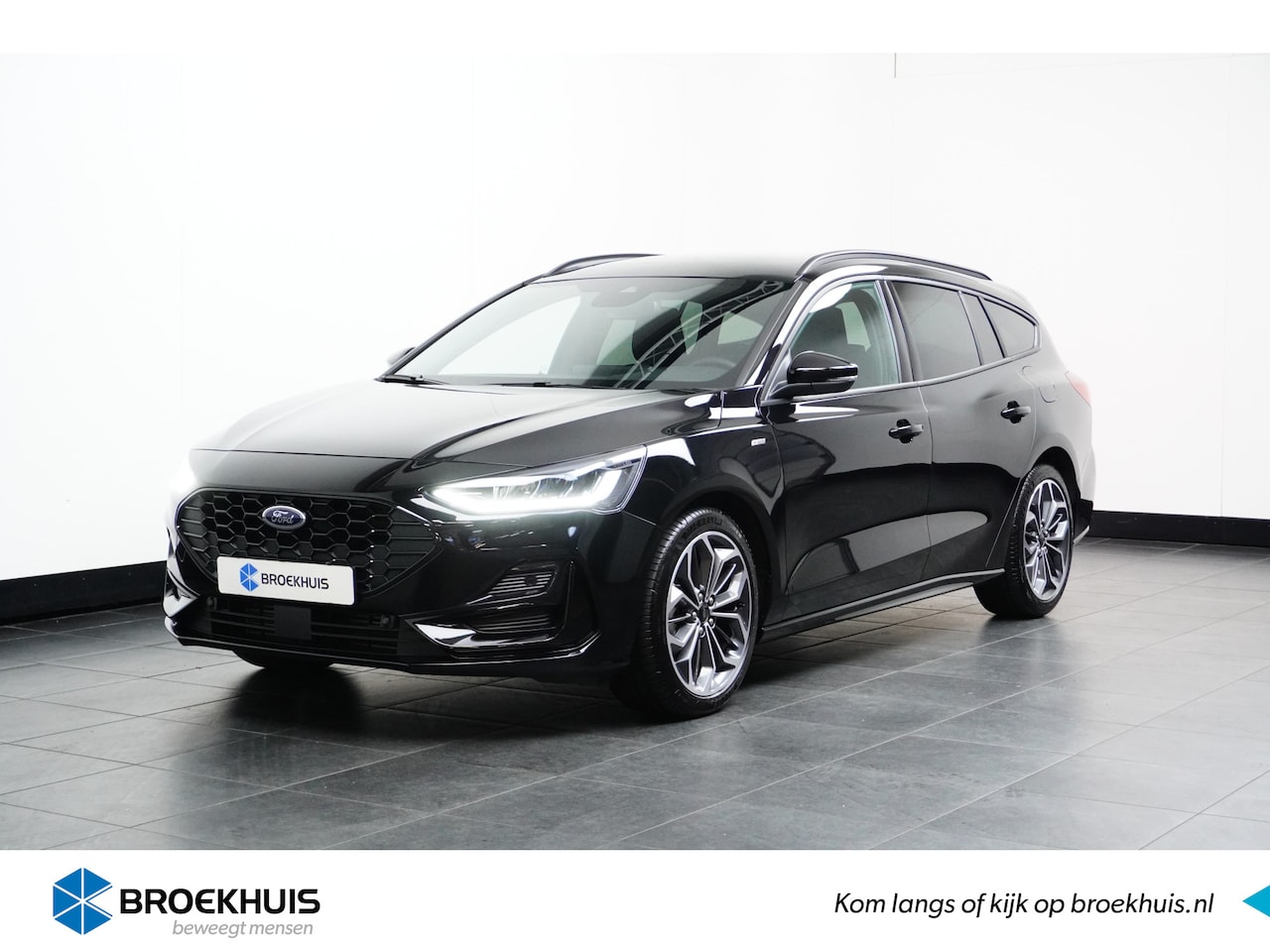 Ford Focus Wagon - 1.0 EcoB. Hybrid 155 pk Aut. ST Line Pano | 18'' | Adapt. Cruise | All-season - AutoWereld.nl