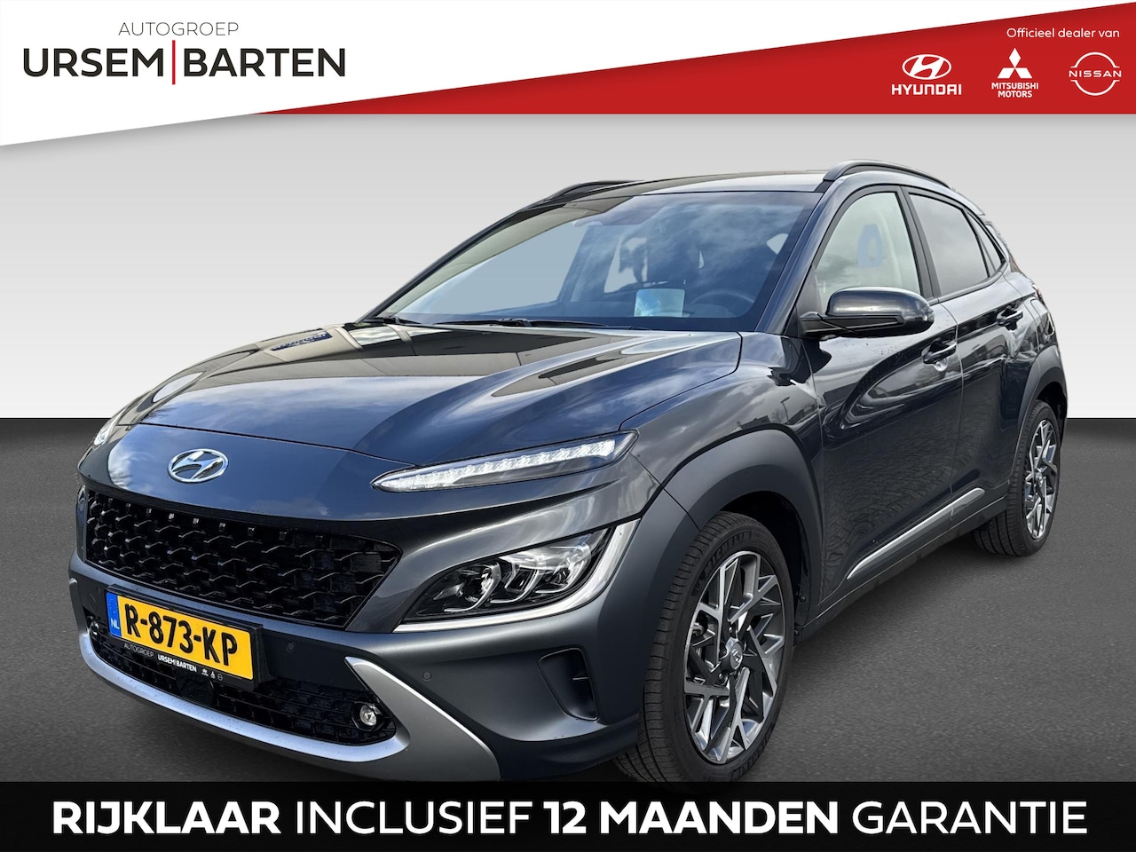 Hyundai Kona - 1.6 GDI HEV Premium 7400 km! - AutoWereld.nl