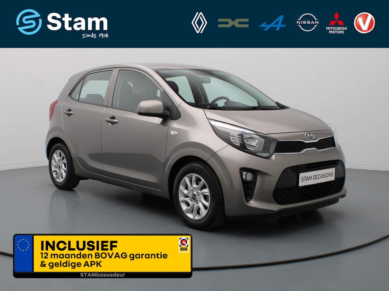 Kia Picanto - 67pk CVVT EconomyPlusLine Airco | Camera | Navi - AutoWereld.nl