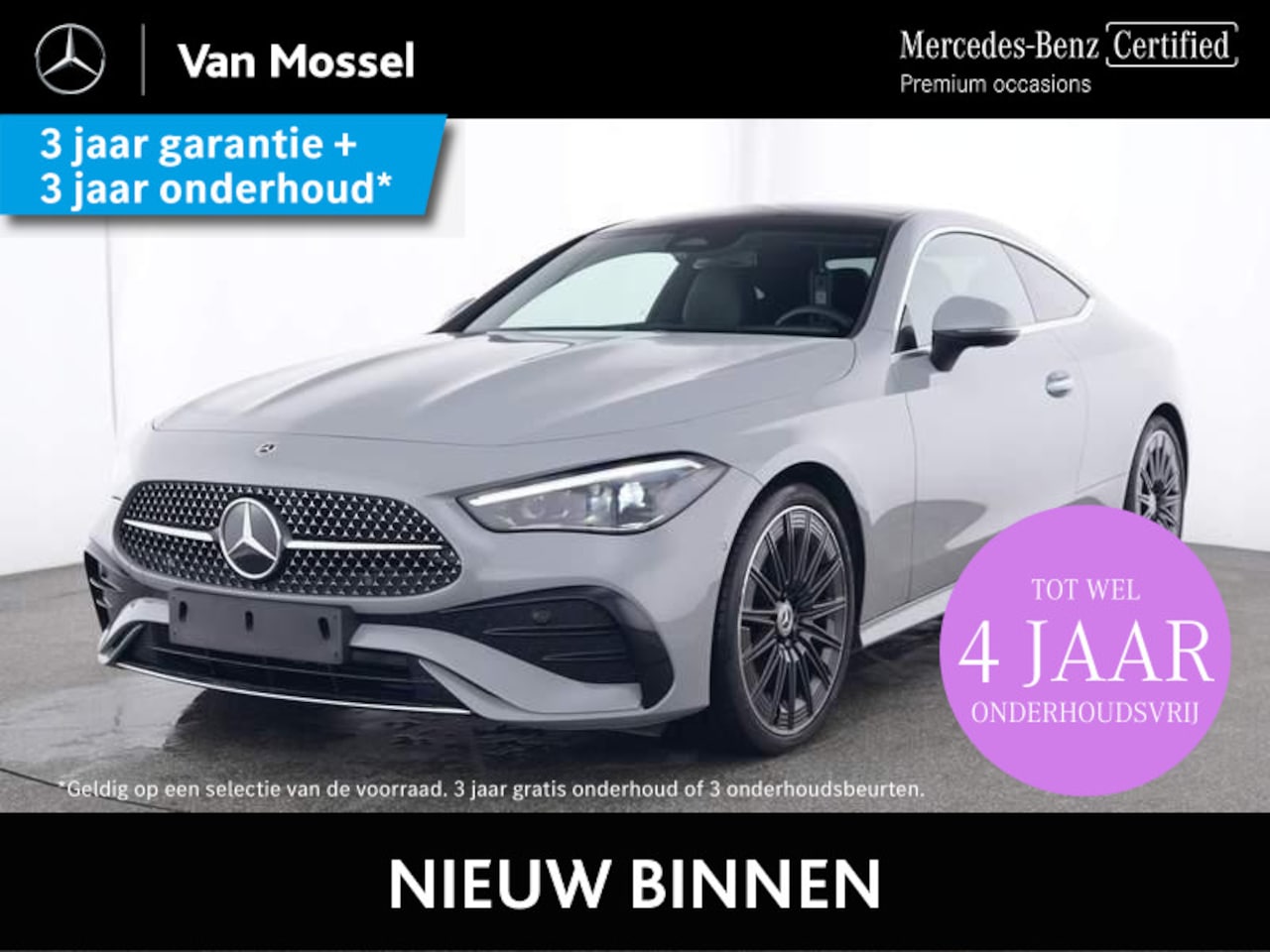 Mercedes-Benz CLE Coupé - 200 AMG Line / Panoramadak/ 20 inch/ Night/ Burmester/ Winter Pack - AutoWereld.nl