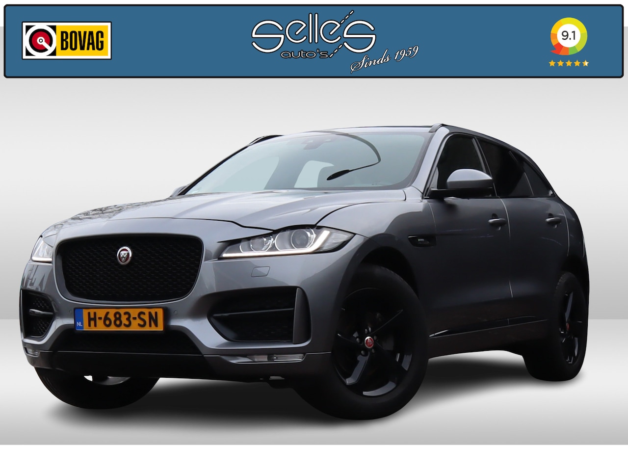 Jaguar F-Pace - 2.0t AWD Premium Sport Edition | Navigatie | Achteruitrijcamera | Lm velgen | Leder | Pano - AutoWereld.nl