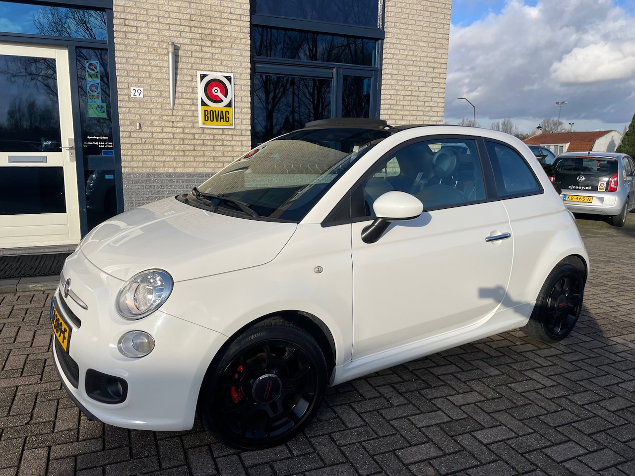 Fiat 500 C - 0.9 TwinAir Lounge- sportstoelen- facelift model - AutoWereld.nl