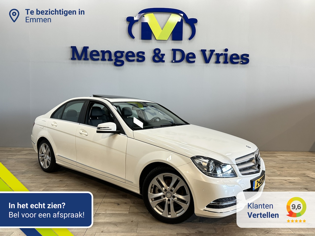 Mercedes-Benz C-klasse - 180 Ambition Avantgarde Automaat | Airco | Schuif-kanteldak | Cruise Control | Navigatie | - AutoWereld.nl