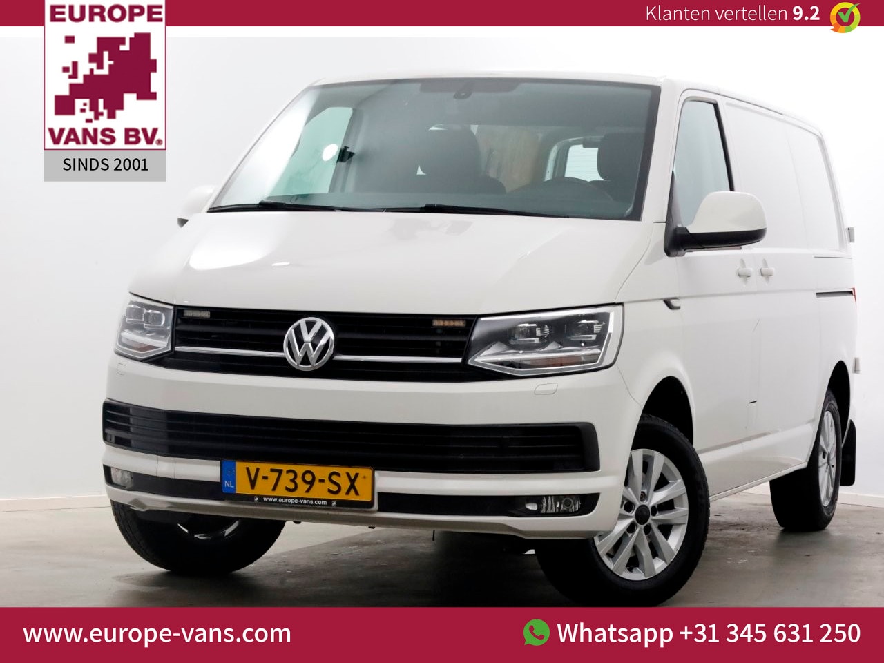 Volkswagen Transporter - T6 2.0 TDI 150pk E6 DSG-Automaat L1H1 Highline LED/2x Schuifdeur 11-2018 - AutoWereld.nl