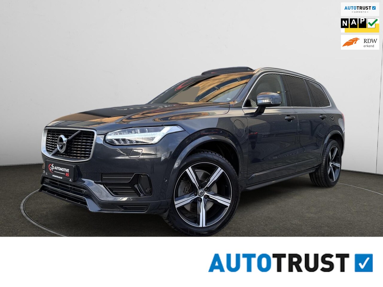 Volvo XC90 - 2.0 T8 Twin Engine AWD Inscription 7 zits Pano, HUD, Rdesign Carbon - AutoWereld.nl