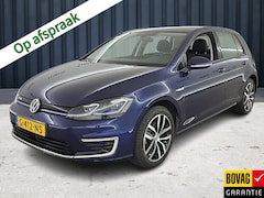 Volkswagen e-Golf - e-Golf (136 PK) 1e-Eig. Keurig-Onderh. BOVAG-Garantie. NL-AUTO. Warmtepomp, Adaptive-Cruis