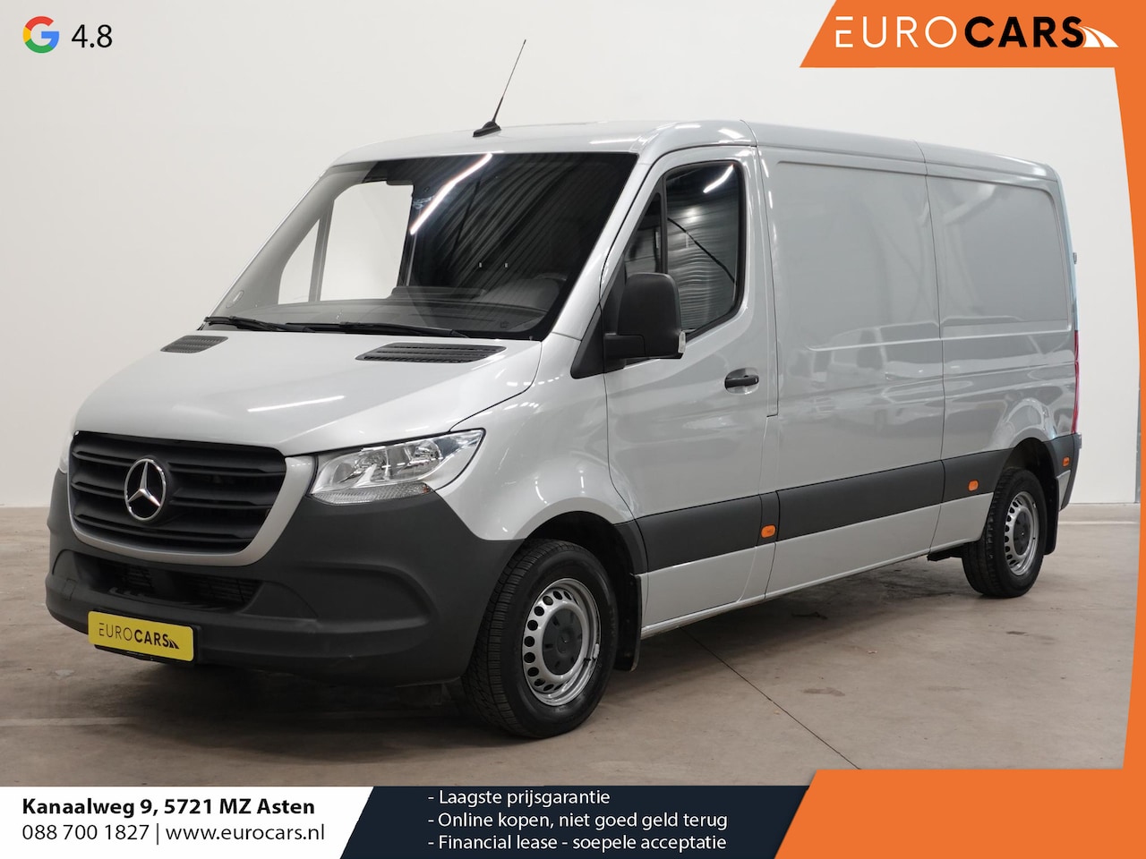 Mercedes-Benz Sprinter - 314 Automaat L2H1 Trekhaak Cruise Control Camera Airco Euro6 - AutoWereld.nl