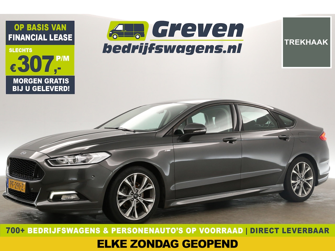 Ford Mondeo - 1.5 ST Line 161PK Clima Cruise LED Parkeersensoren Navi Sfeer 18"LMV Trekhaak - AutoWereld.nl