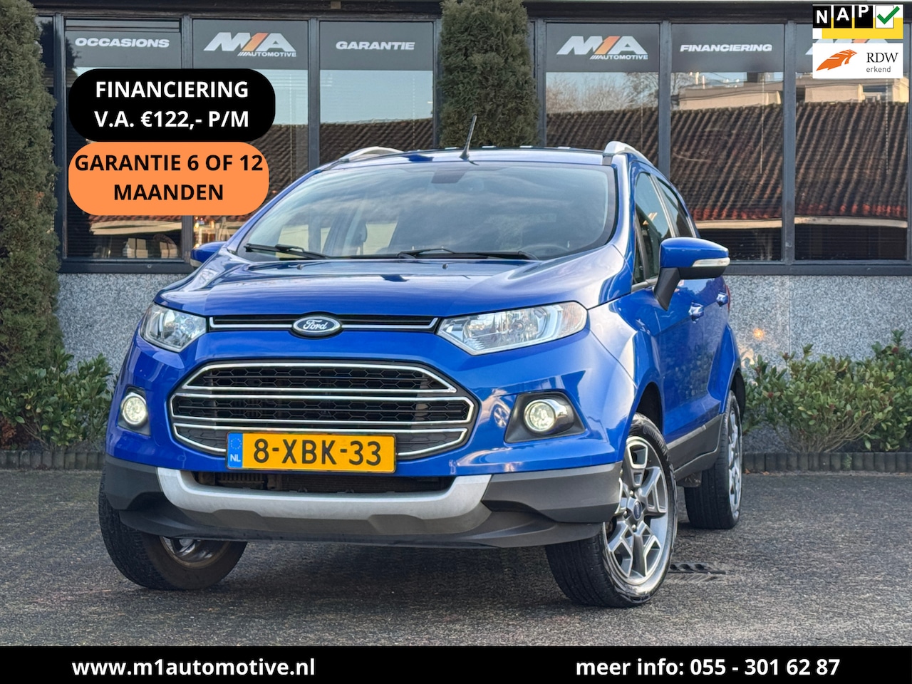 Ford EcoSport - 1.0 EcoBoost Titanium | Airco | Cruise | Trekhaak - AutoWereld.nl