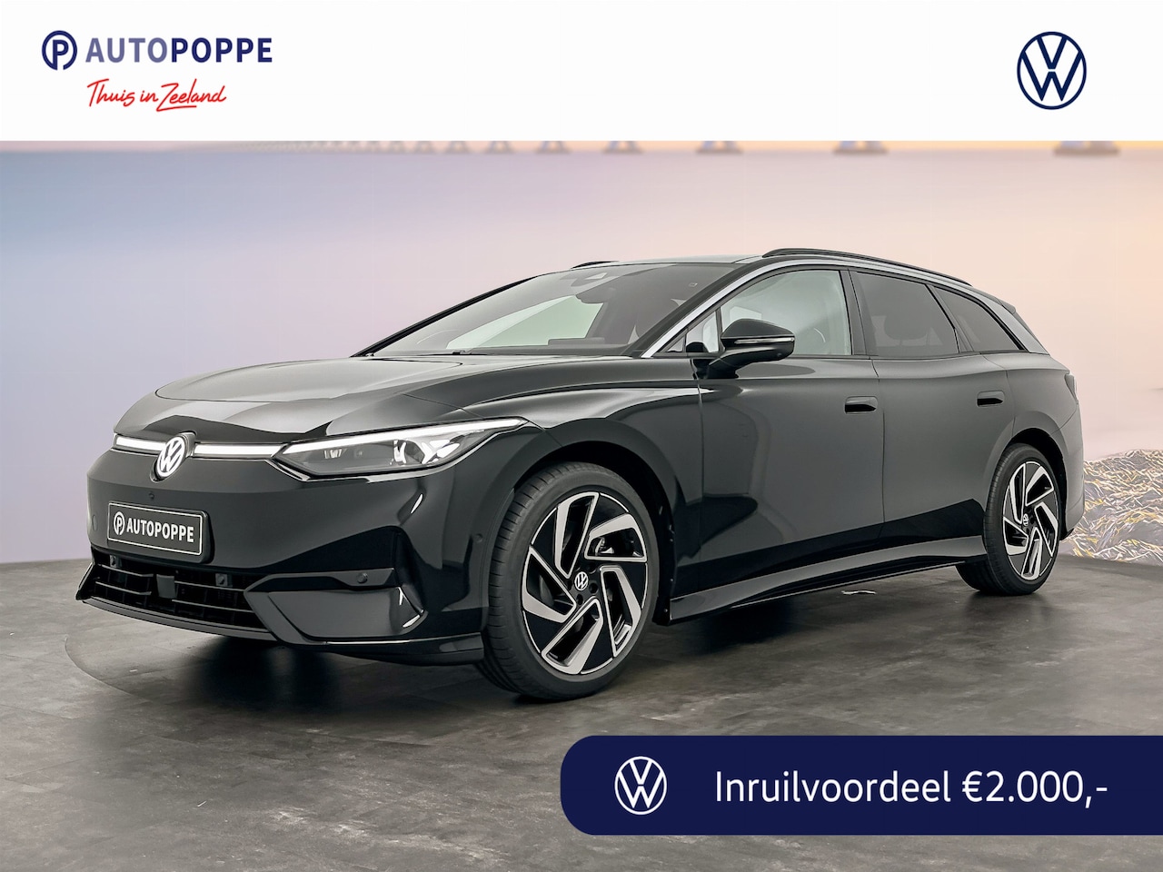 Volkswagen ID.7 Tourer - 77 kWh Elektromotor 286 1AT Pro Business | 'App-Connect' draadloze smartphone integratie | - AutoWereld.nl