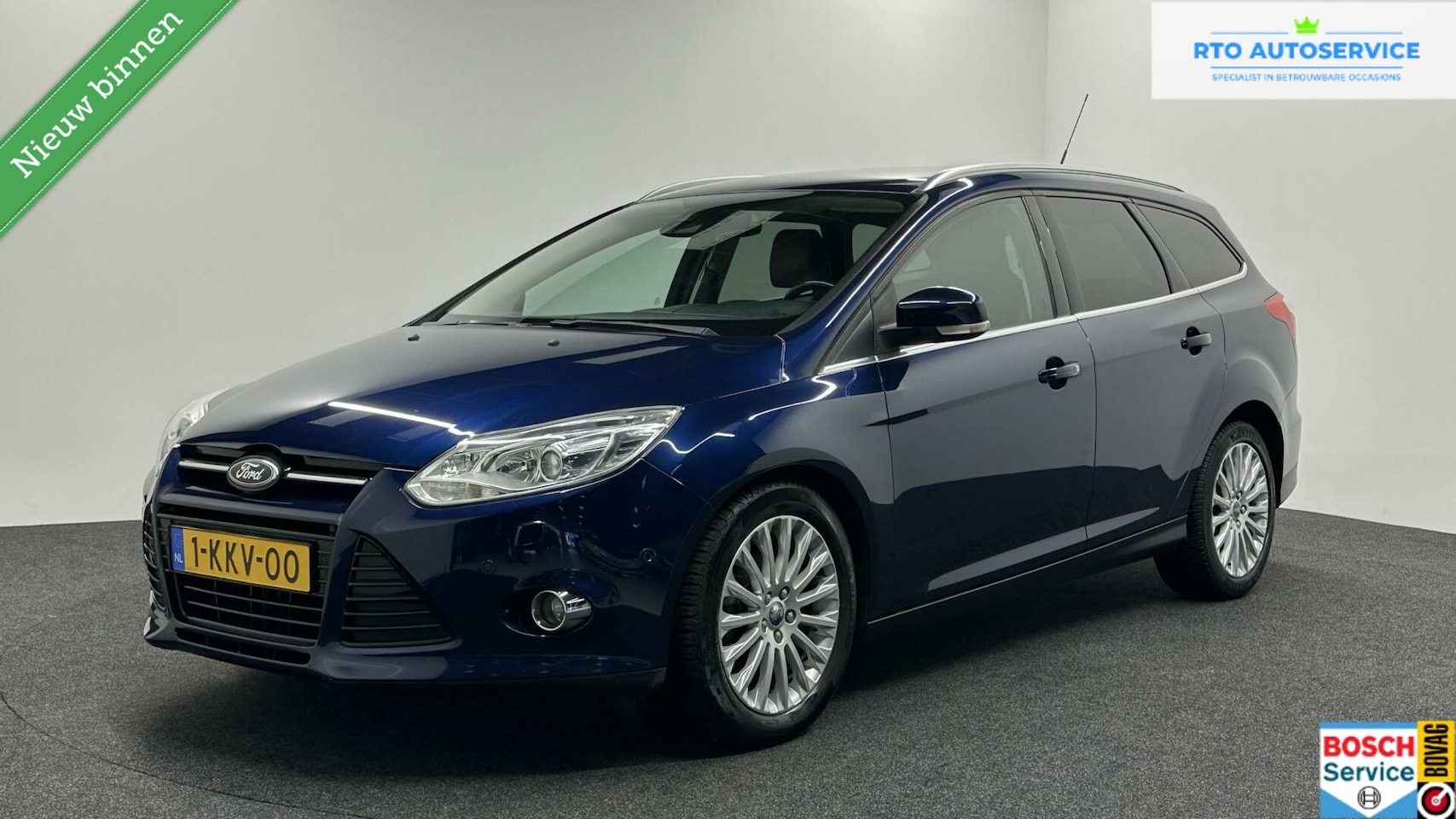 Ford Focus Wagon - 1.6 TDCI Titanium CAMERA LEER NAVI LM ECC - AutoWereld.nl