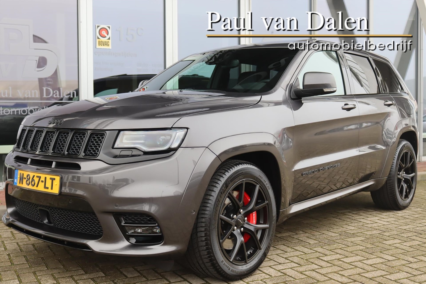 Jeep Grand Cherokee - 6.4 V8 HEMI SRT 468PK 4WD Panodak | Harman Kardon | Launch Control | Leer | Dab | Adapt.Cr - AutoWereld.nl