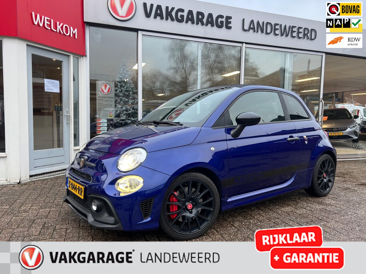 Fiat 500 C - 1.4 T-Jet Abarth Competizione 1.4 T-Jet Abarth Competizione 179pk, leder, cabrio, rijklaar! - AutoWereld.nl