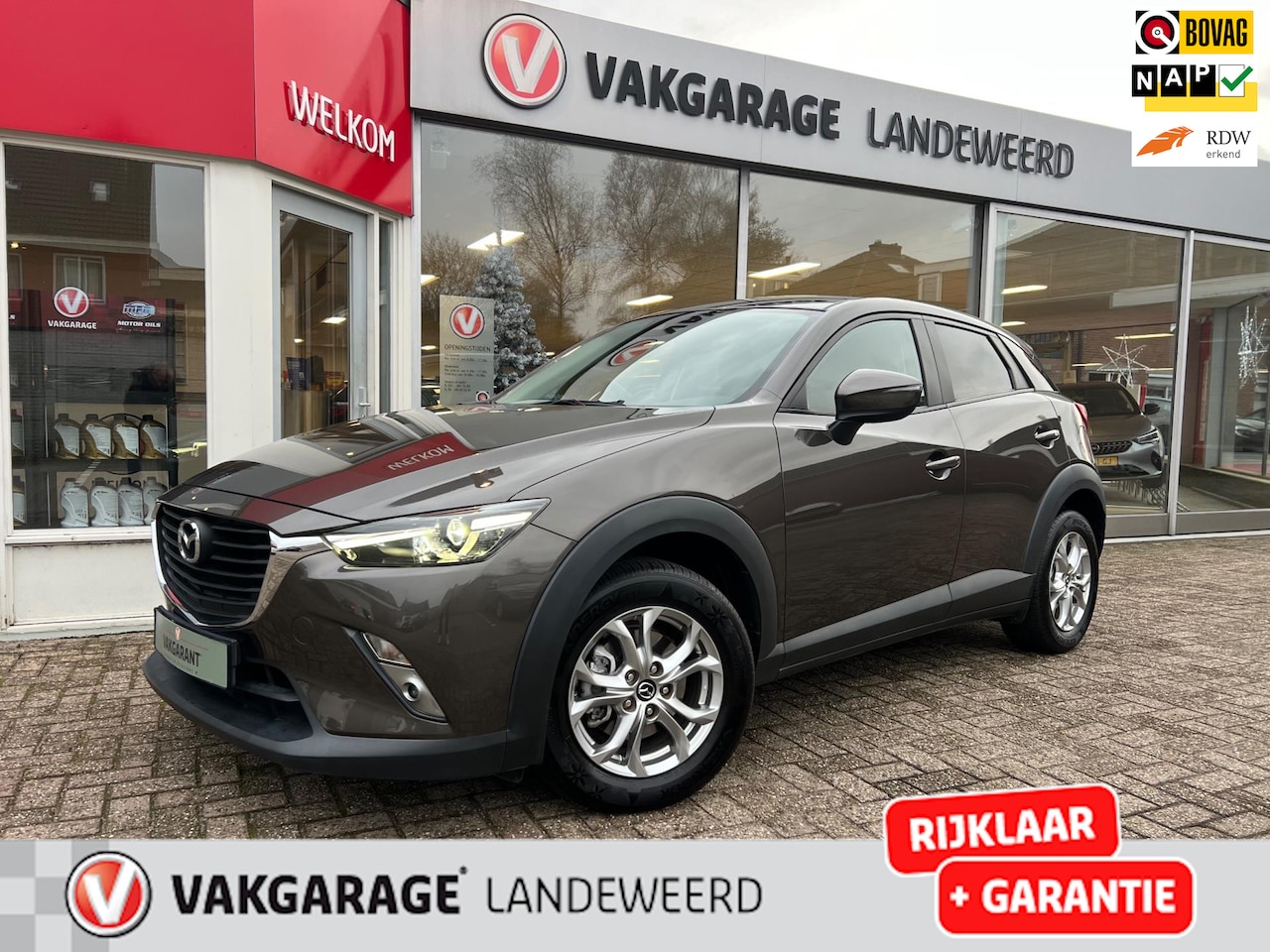 Mazda CX-3 - 2.0 SkyActiv-G 120 SkyLease GT 2.0 SkyActiv-G 120 SkyLease GT, NAVI, PDC, RIJKLAAR! - AutoWereld.nl