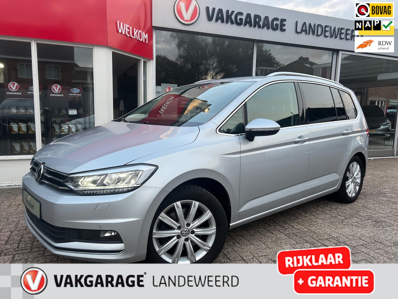 Volkswagen Touran - 1.4 TSI Highline 1.4 TSI Highline, Automaat, cruise, navi, Rijklaar! - AutoWereld.nl