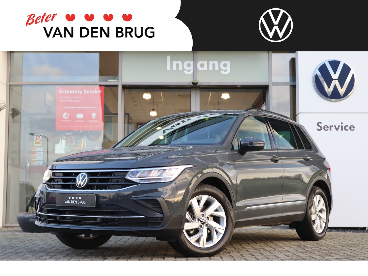 Volkswagen Tiguan - 1.5 TSI 150 pk DSG Life | Zwenkbare Trekhaak | Camera | LED | App Connect | Stuur + Stoelv - AutoWereld.nl