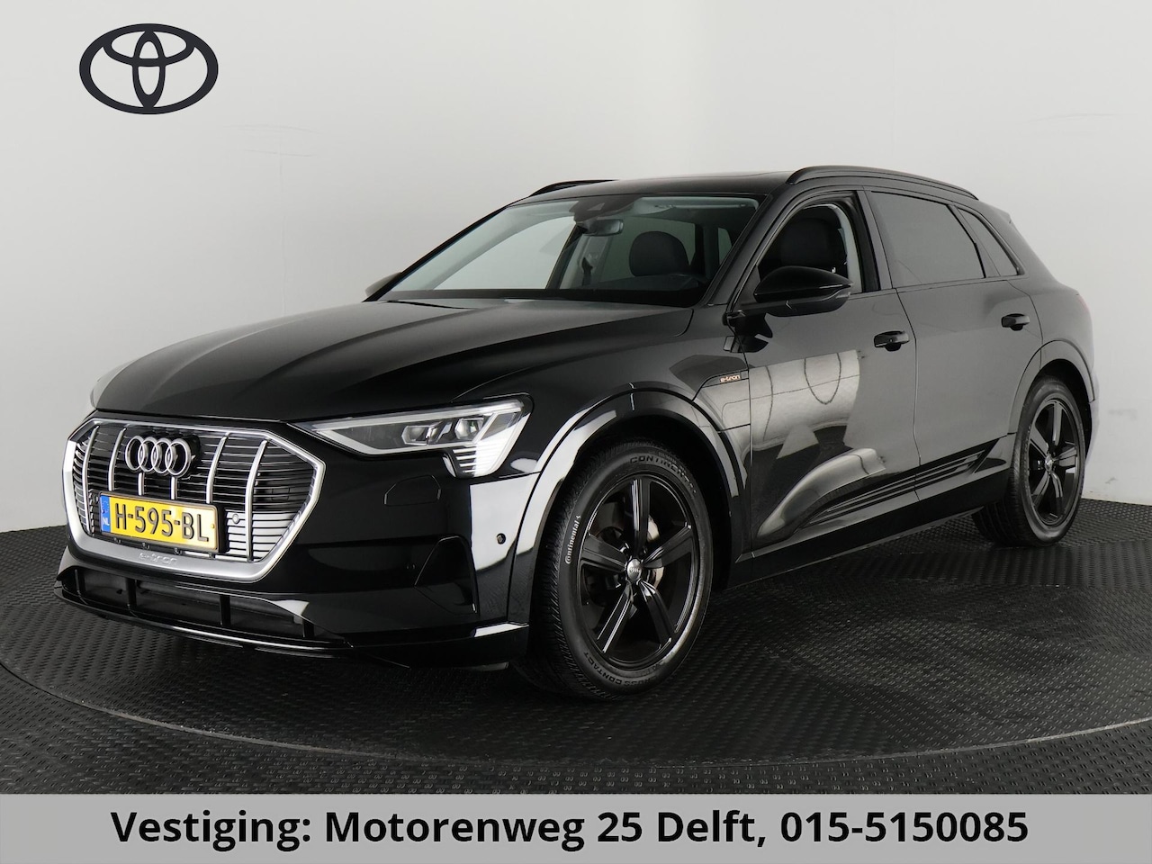 Audi e-tron - 50 QUATTRO LAUNCHE PLUS 313PK ACCU 91% !! BIJNA 2020. 1e EIG. 73.000 KM. PANORAMADAK.BLACK - AutoWereld.nl