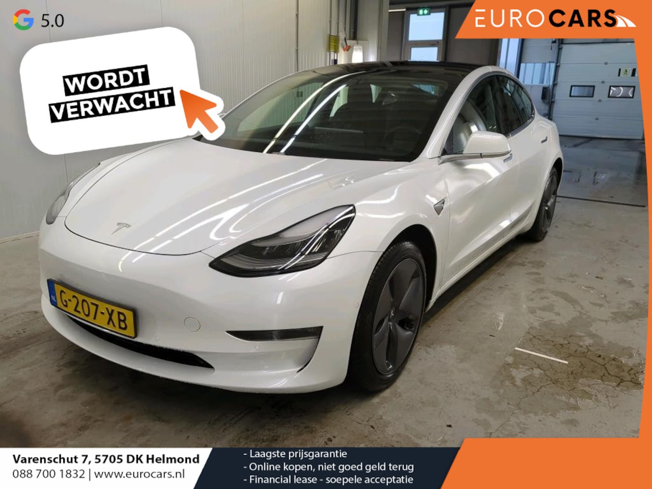 Tesla Model 3 - Long Range RWD Long Range AWD 75 kWh Navigatie Panoramadak Autopilot Camera Parkeersensoren Stoelverwarmi - AutoWereld.nl