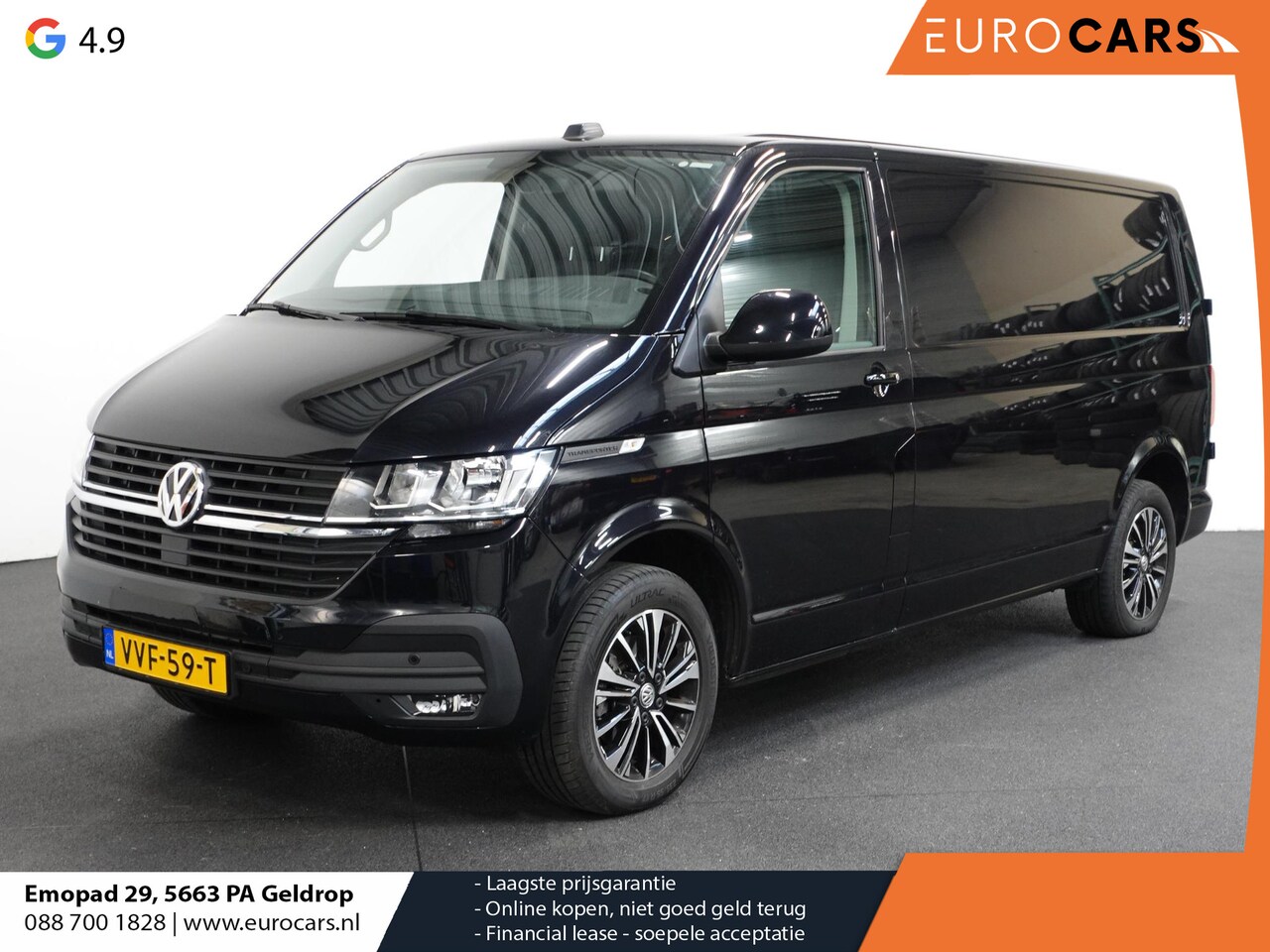 Volkswagen Transporter - 2.0 TDI L2H1 Automaat Airco Cruise Navi Parkeersensoren - AutoWereld.nl