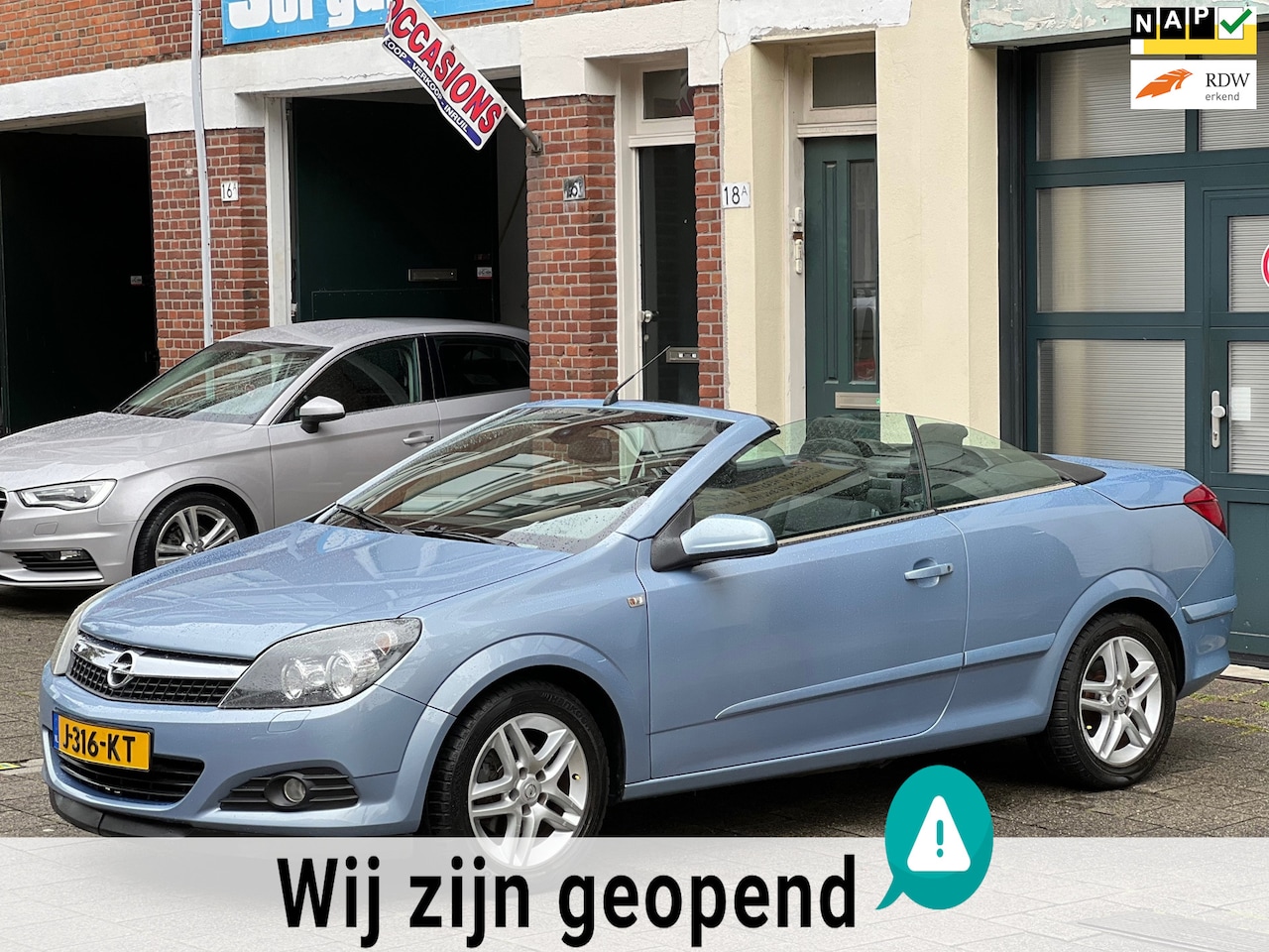 Opel Astra TwinTop - 1.6 Cosmo-cabrio-airco-nette auto-liefhebber - AutoWereld.nl