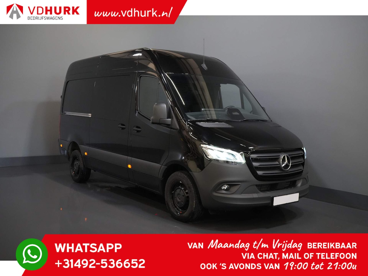 Mercedes-Benz Sprinter - 319 CDI Aut. L2H2 BPM VOORDEEL Pro Facelift/ LED/ MBUX/ 3.5t trekhaak/ Carplay/ Gev.Stoel/ - AutoWereld.nl