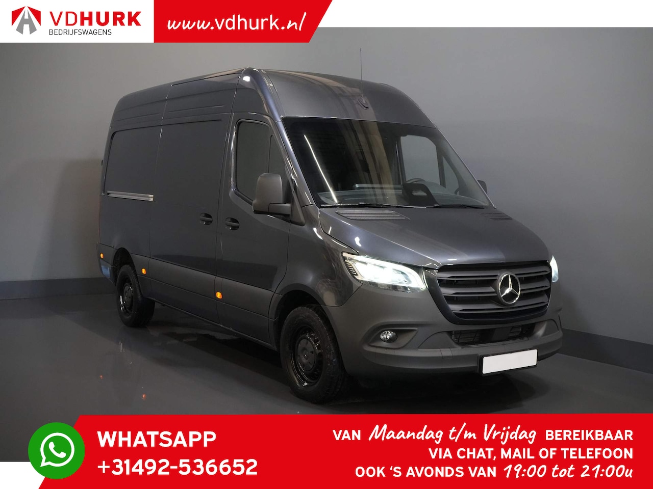 Mercedes-Benz Sprinter - 319 CDI Aut. L2H2 BPM VOORDEEL Pro Facelift/ LED/ MBUX/ 3.5t trekhaak/ Carplay/ Gev.Stoel/ - AutoWereld.nl