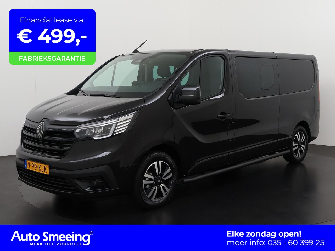 Renault Trafic - 2.0 Blue dCi 170 T29 L2H1 Extra 170PK Automaat | Trekhaak | Schuifdeur | Navigatie | Zonda - AutoWereld.nl