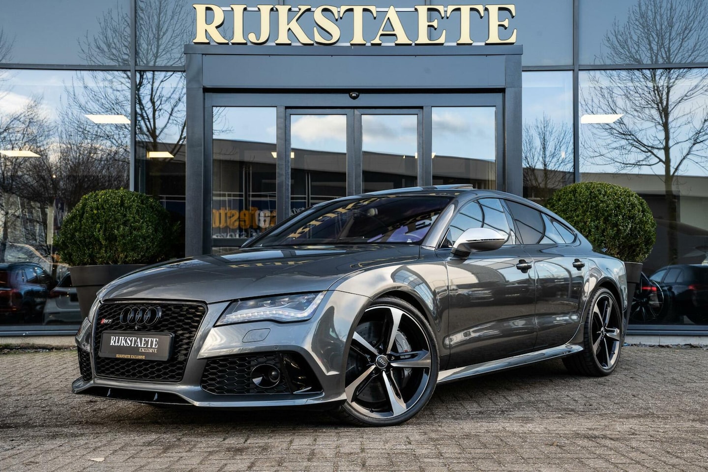 Audi RS7 - 4.0 TFSI Quattro|PANO|HEAD-UP|B&O TWEAKERS|MILLTEK - AutoWereld.nl