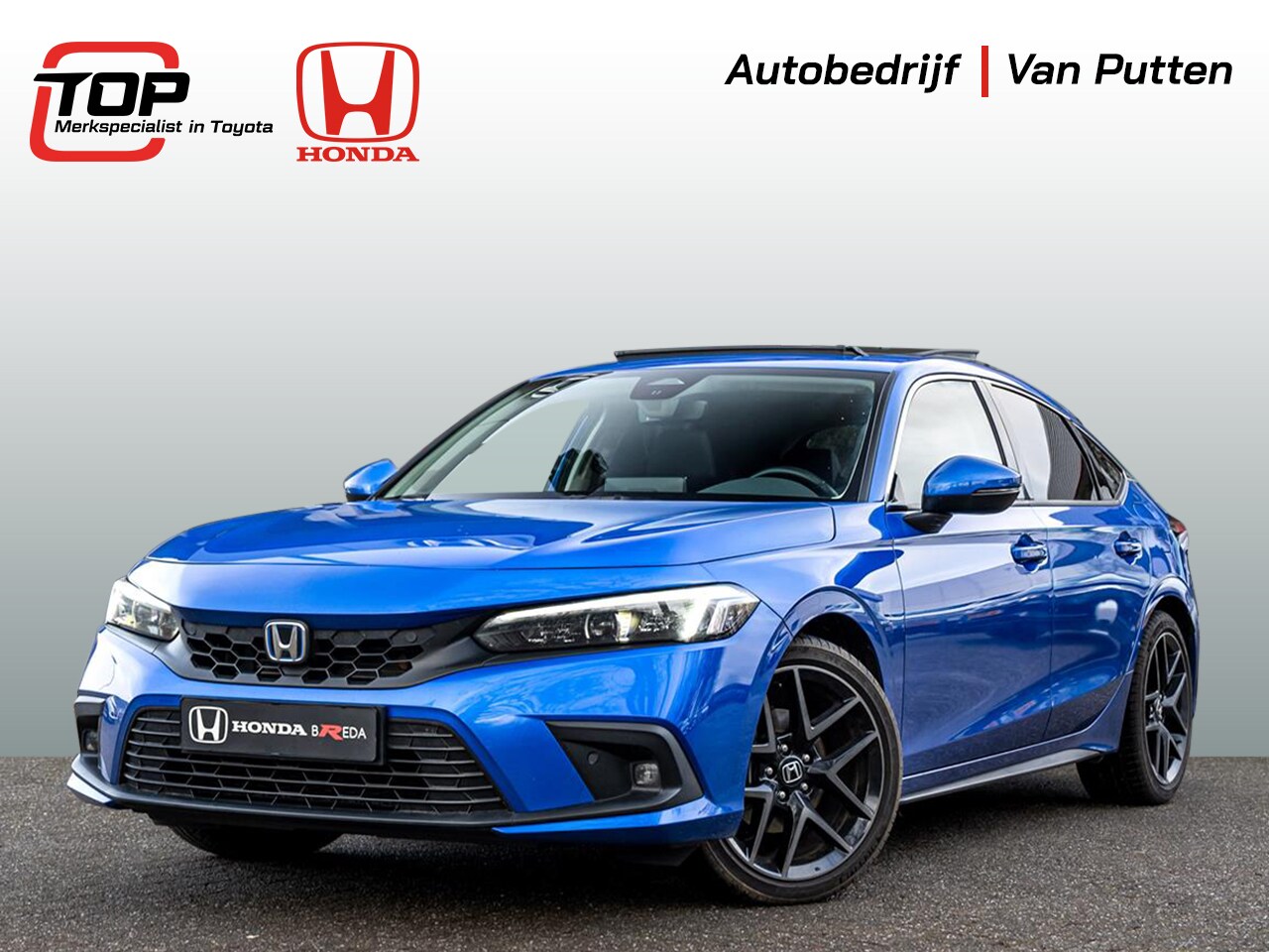 Honda Civic - 2.0 Advance Full Hybrid Automaat | Zwart Leder | Panoramadak | Bose Premium Audio | Verwar - AutoWereld.nl