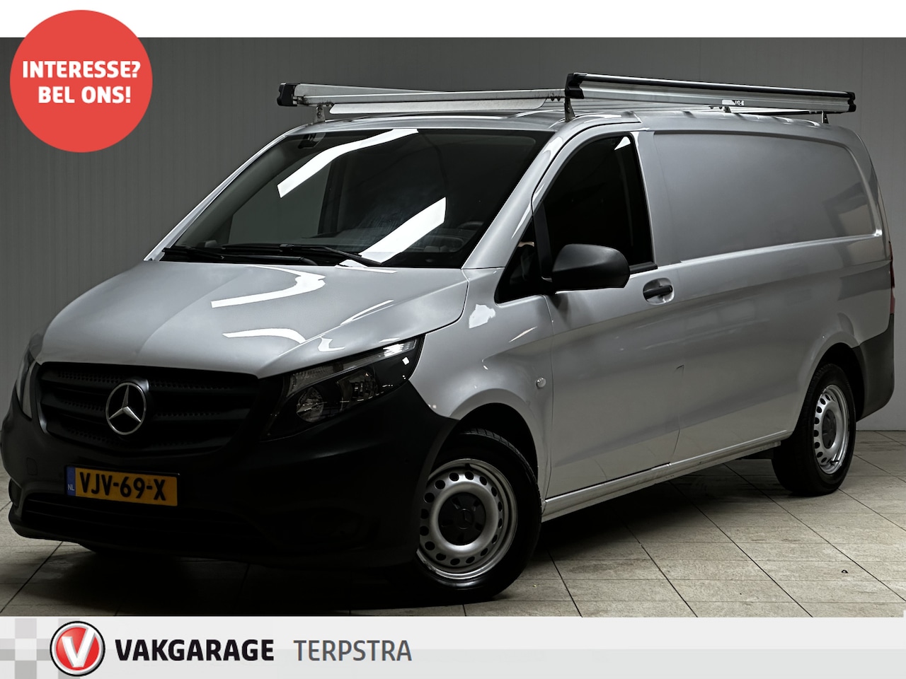 Mercedes-Benz Vito - 110 CDI Lang/ Zij-Schuifdeur Rechts/ Trekhaak/ Imperiaal/ Camera/ Airco/ Navi/ Cruise/ Blu - AutoWereld.nl