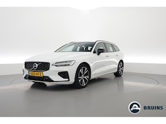 Volvo V60 - 2.0 340PK T6 Recharge AWD R-Design Expression, Leer, stoel + stuurverwarming, Apple carpla