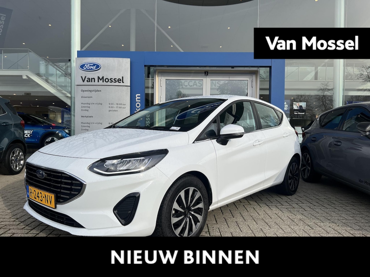 Ford Fiesta - 1.0 EcoBoost Hybrid Titanium | Automaat | Navigatie | Parkeersensoren - AutoWereld.nl